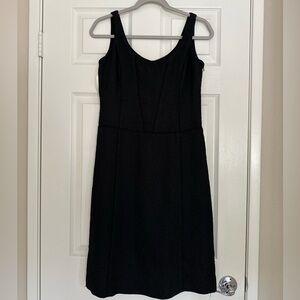 Ann Taylor Black Embroidered Cocktail Dress | Size 6